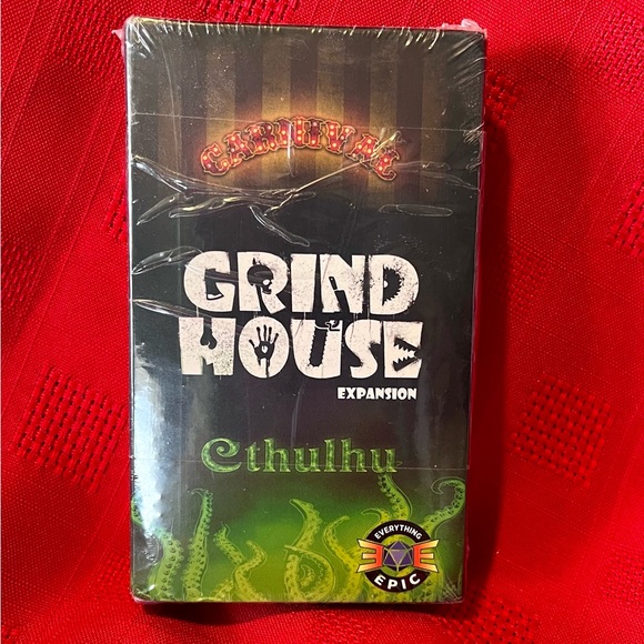Grind House: Carnival & Cthulhu Expansion Pack Grind House core board game RARE! - Picture 1 of 3